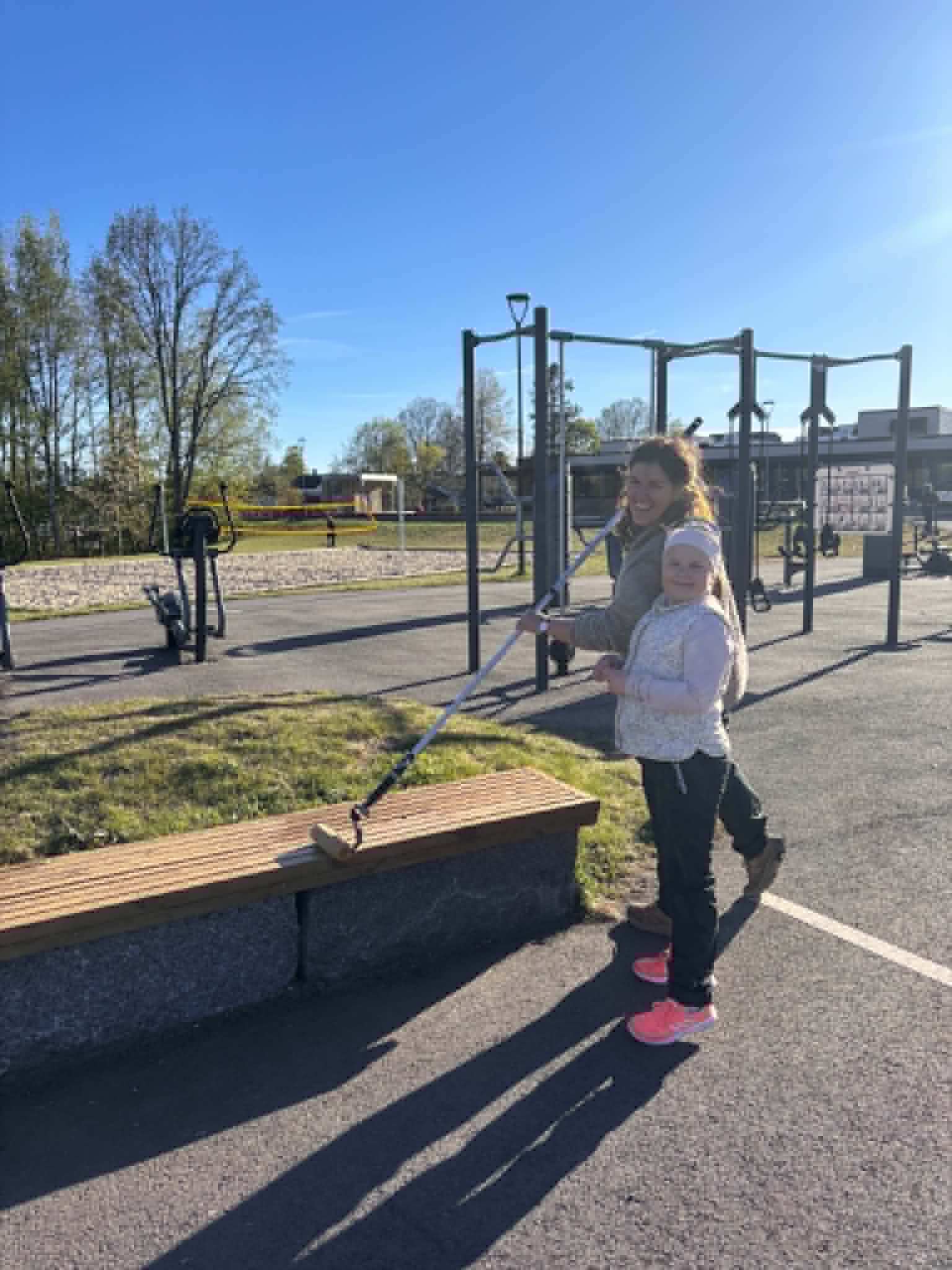 Arbeid på lekeplassen